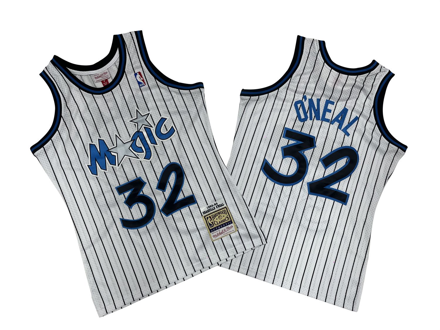 Men Orlando Magic #32 Oneal White Throwback NBA Jersey->detroit pistons->NBA Jersey